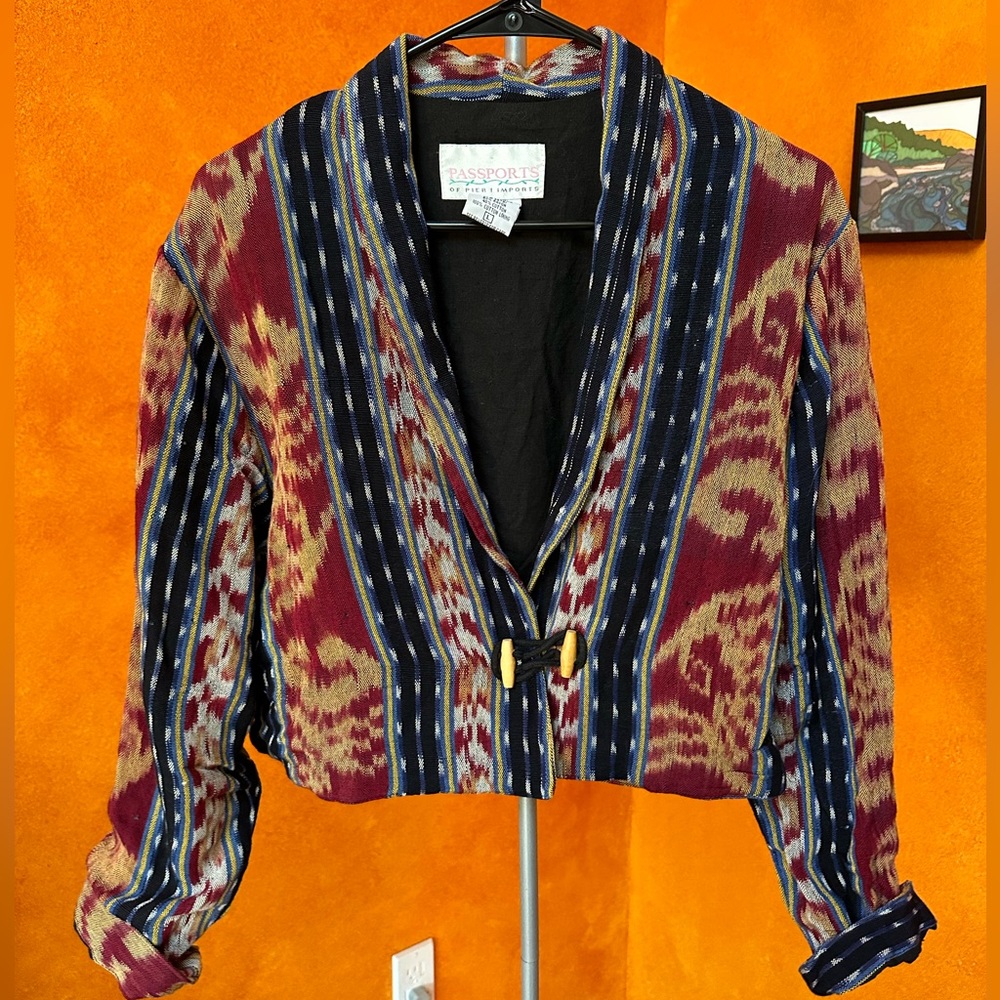 Vintage Passports of Pier 1 Jacket